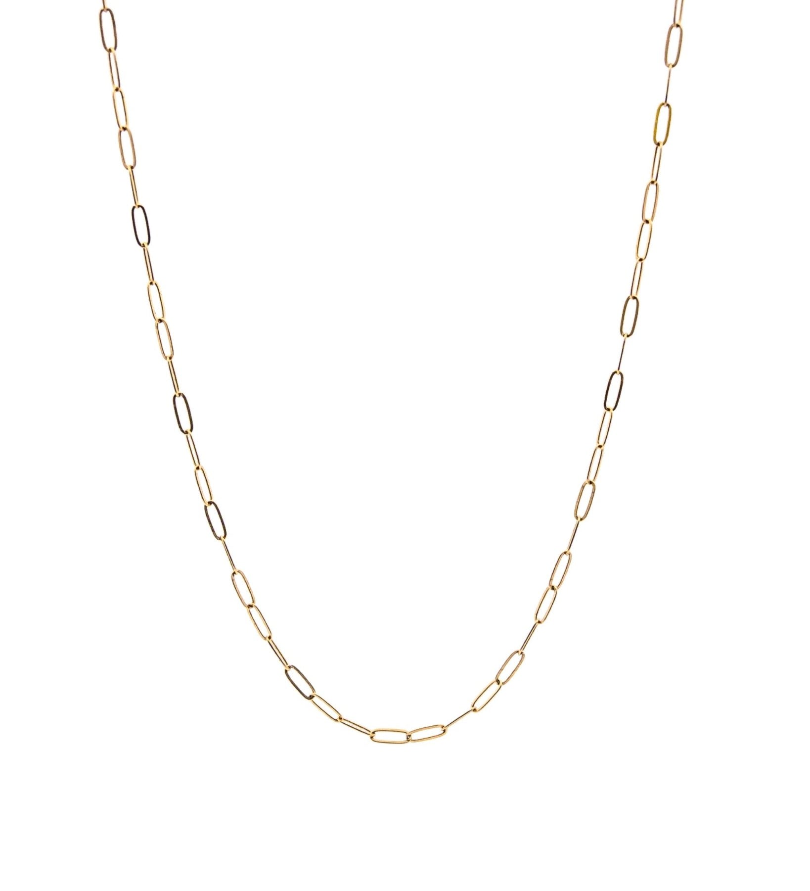 Paperclip Chain – 10k Gold or Gold Filled - Dea Dia