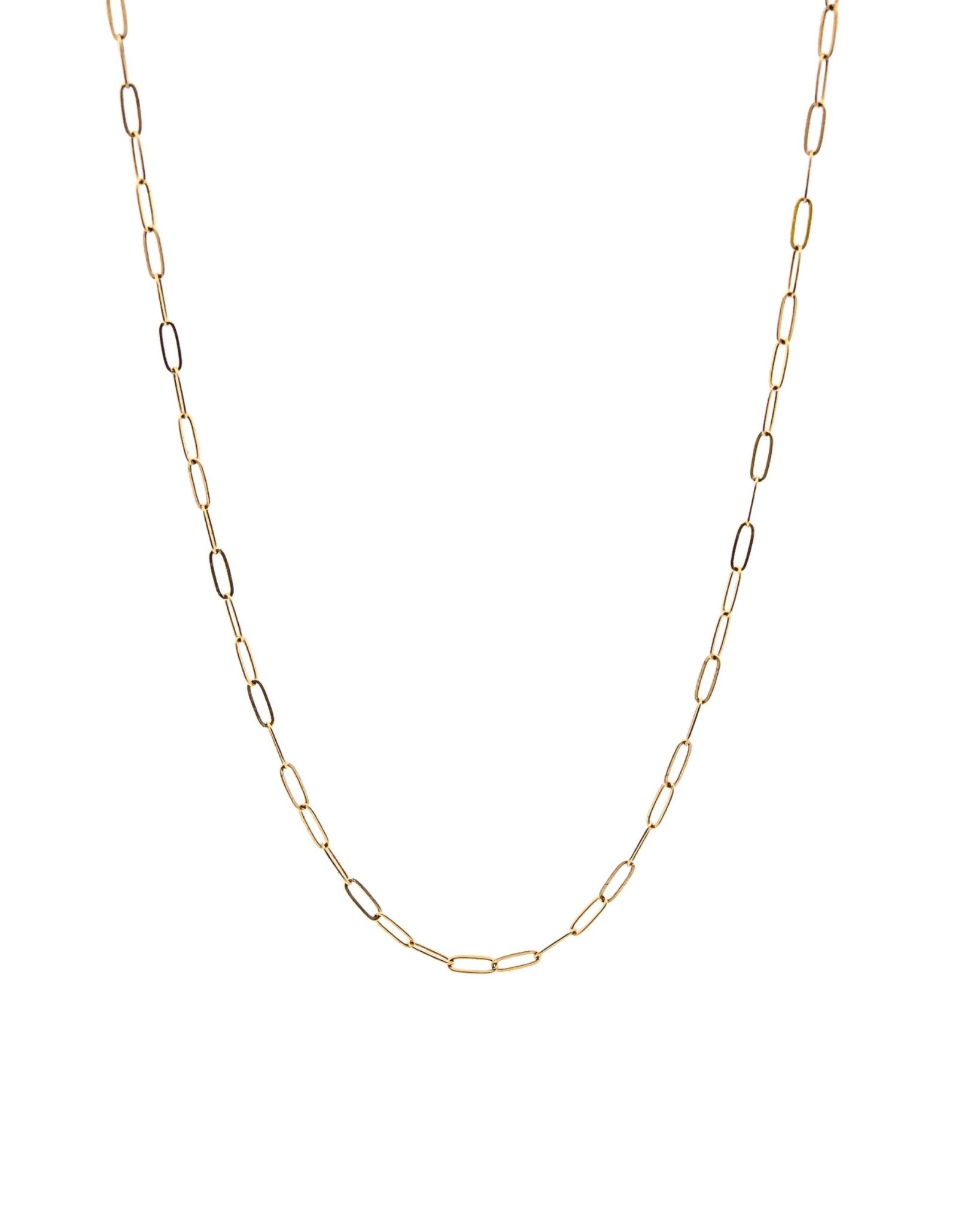 Paperclip Chain – 10k Gold or Gold Filled - Dea Dia