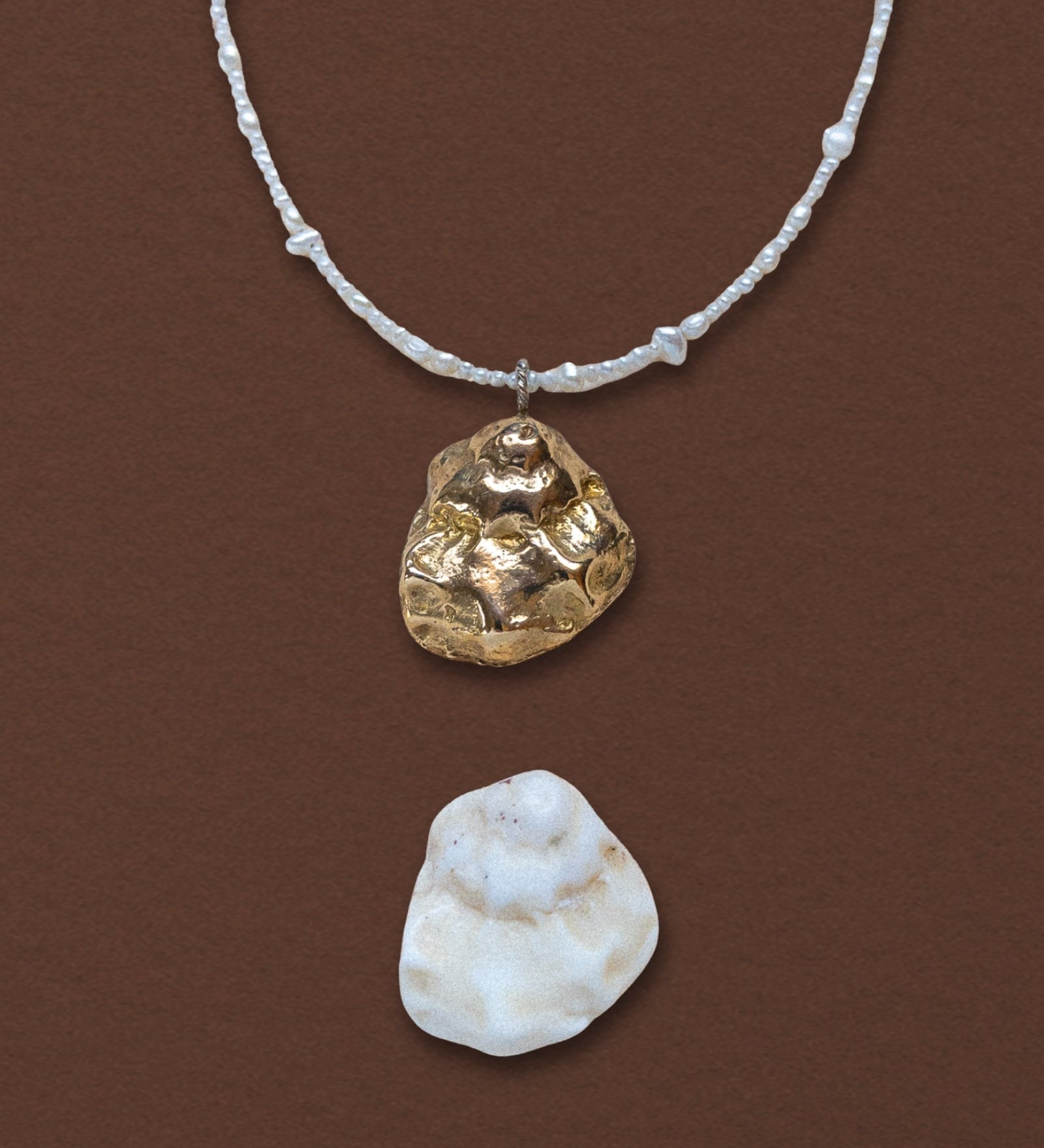 Pearl Mollusk Shell Necklace - Dea Dia