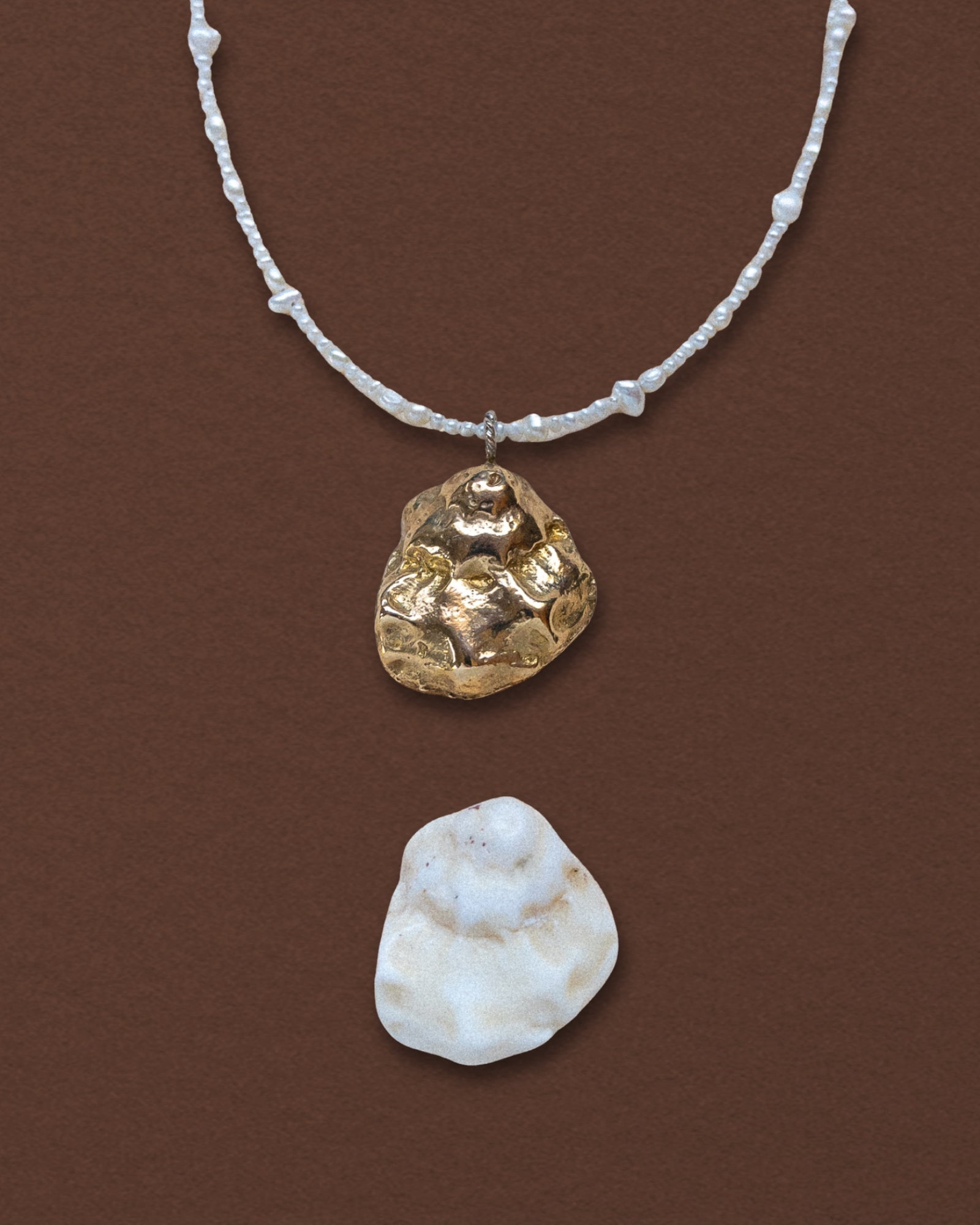 Pearl Mollusk Shell Necklace - Dea Dia