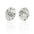 Perdido Folded Silver Stud Earrings - Dea Dia