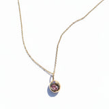 Pink & Milky Sapphire Alchemy Charm - Dea Dia