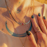 Pink & Milky Sapphire Alchemy Charm - Dea Dia