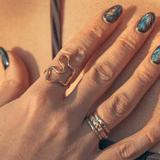 Puddle Ring - Gold or Silver Abstract Ring - Dea Dia
