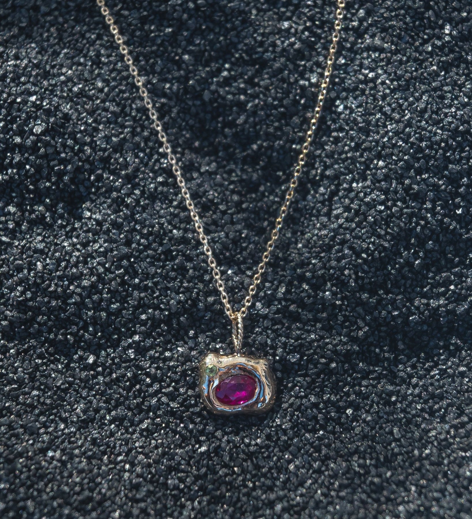Ruby & Peridot Alchemy Charm - Dea Dia