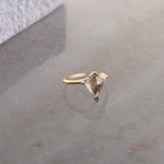 Rutilated Quartz Kite Gold Ring - Dea Dia