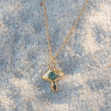 Sapphire and Diamond Crying Eye Charm - Dea Dia