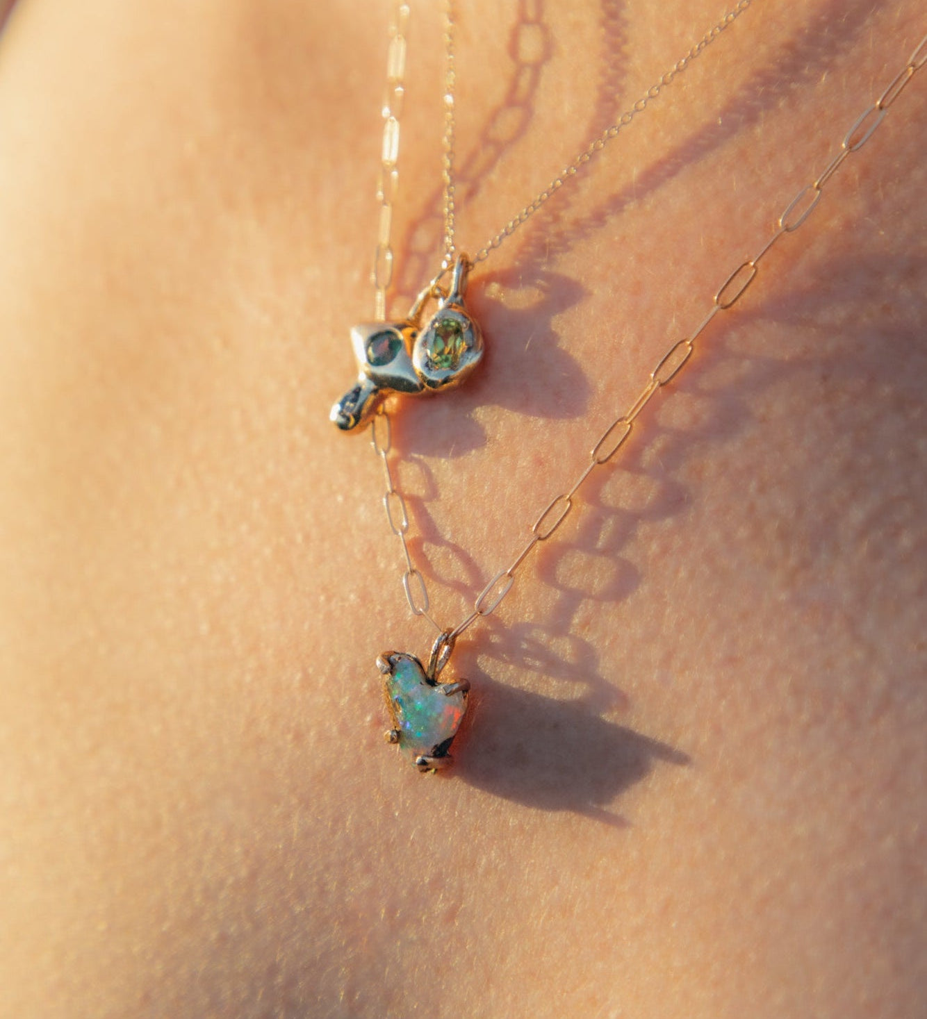 Sapphire and Diamond Crying Eye Charm - Dea Dia