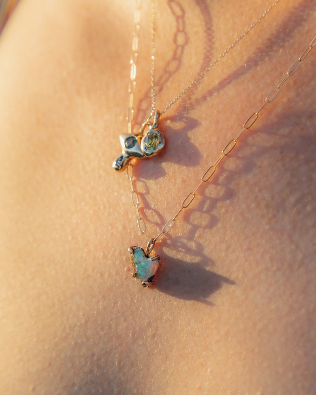 Sapphire and Diamond Crying Eye Charm - Dea Dia