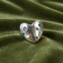 Sapphire Eros Silver Heart Ring - Dea Dia
