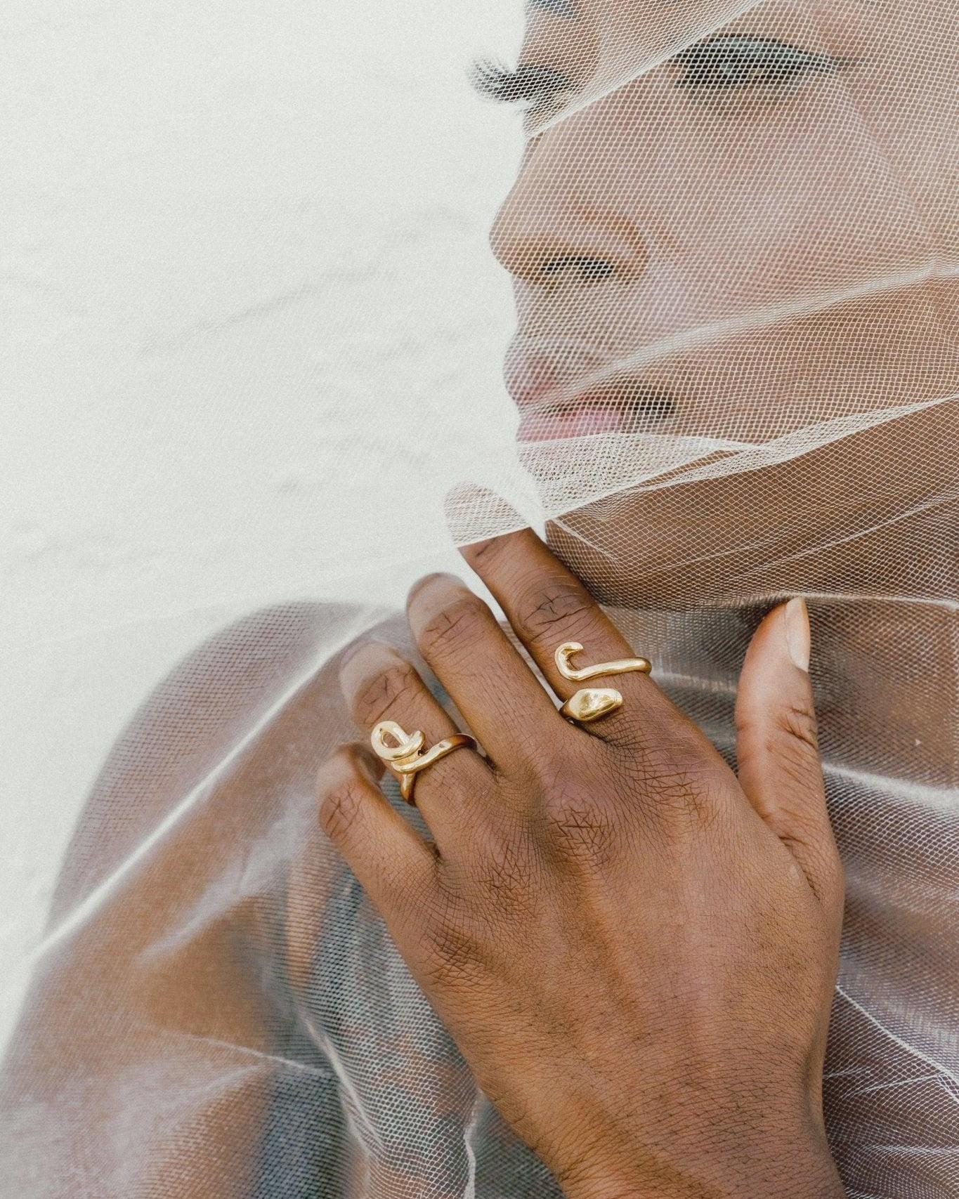 Serpent Guardian Wrap Ring - Dea Dia