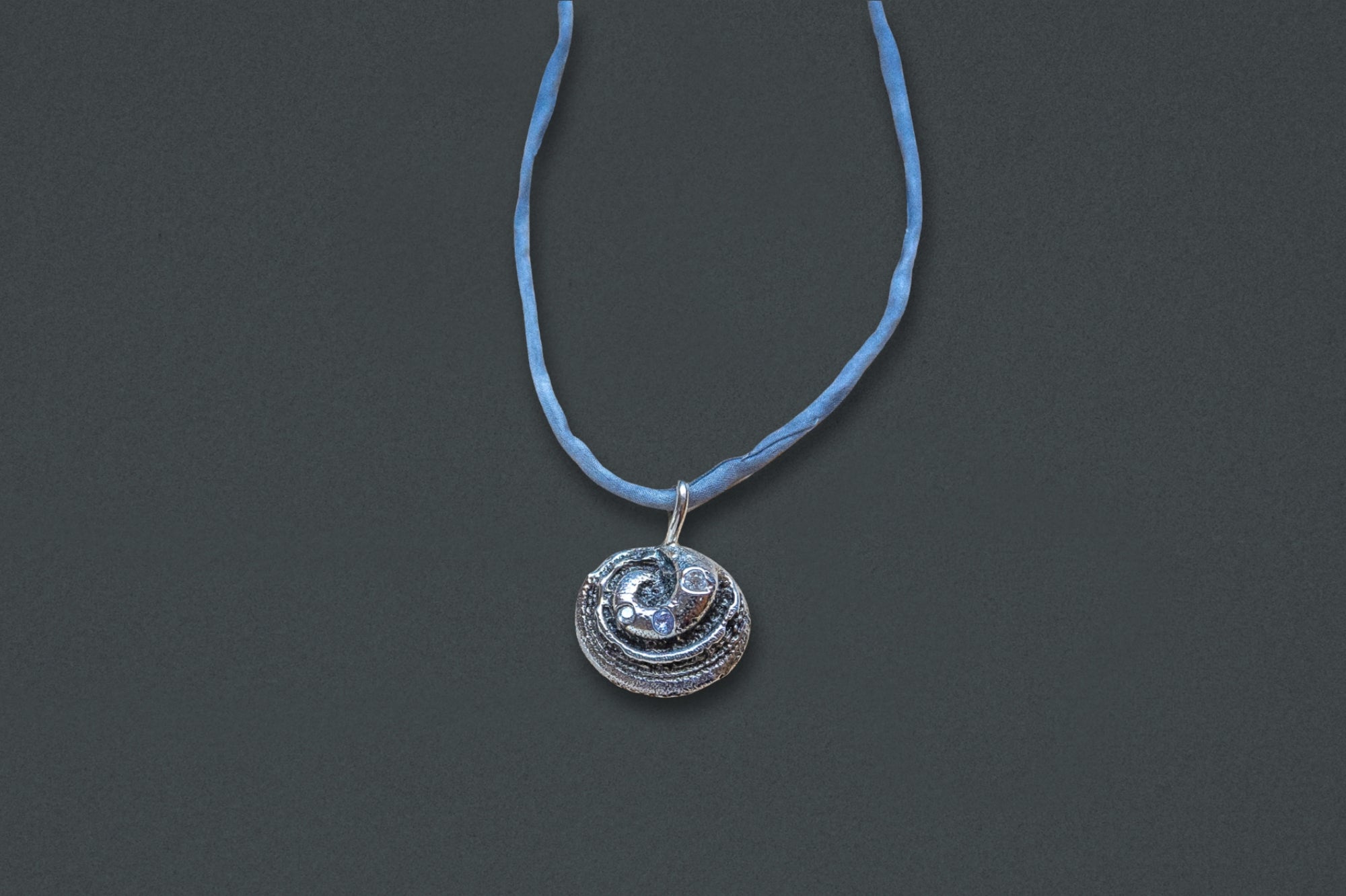 Shiva Shell Pendant Necklace, Silver - Dea Dia