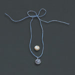 Shiva Shell Pendant Necklace, Silver - Dea Dia