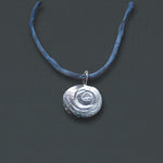 Shiva Shell Pendant Necklace, Silver - Dea Dia