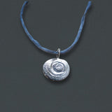 Shiva Shell Pendant Necklace, Silver - Dea Dia