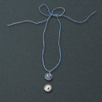 Shiva Shell Pendant Necklace, Silver - Dea Dia