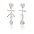 Silver Celestial Ladder Earrings - Dea Dia