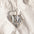 Silver Heart Rock Necklace - Chain or Leather - Dea Dia