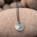 Silver Lunar Gemstone Necklace - Dea Dia