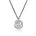 Silver Lunar Gemstone Necklace - Dea Dia