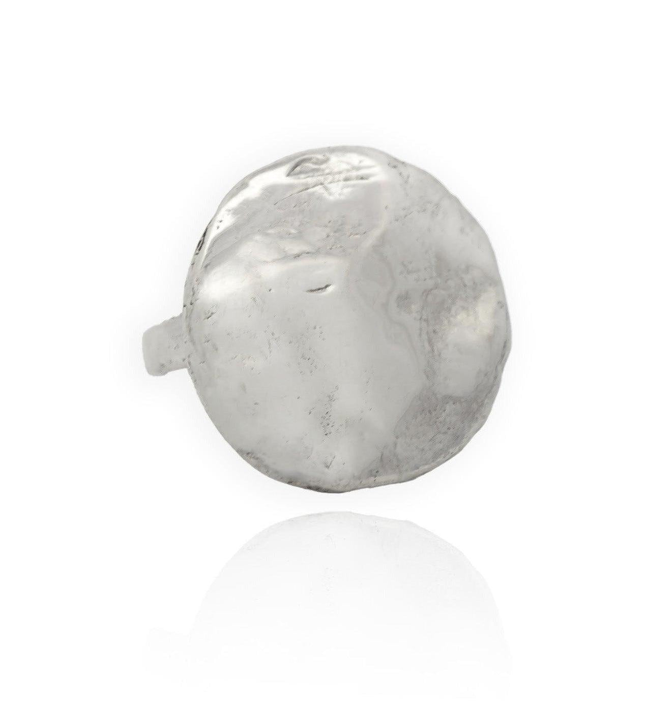 Silver Lunar Moon Ring - Dea Dia