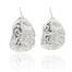 Silver Nugget Dome Earrings - Dea Dia