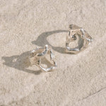 Silver Tecopa Modernist Drip Ring - Dea Dia