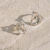 Silver Tecopa Modernist Drip Ring - Dea Dia
