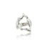 Silver Tecopa Modernist Drip Ring - Dea Dia