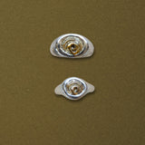 Spiral Shell Signet Ring, Mixed Metal - Dea Dia