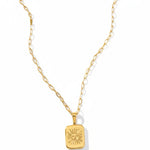 Sun Tarot Card Pendant Necklace - Dea Dia