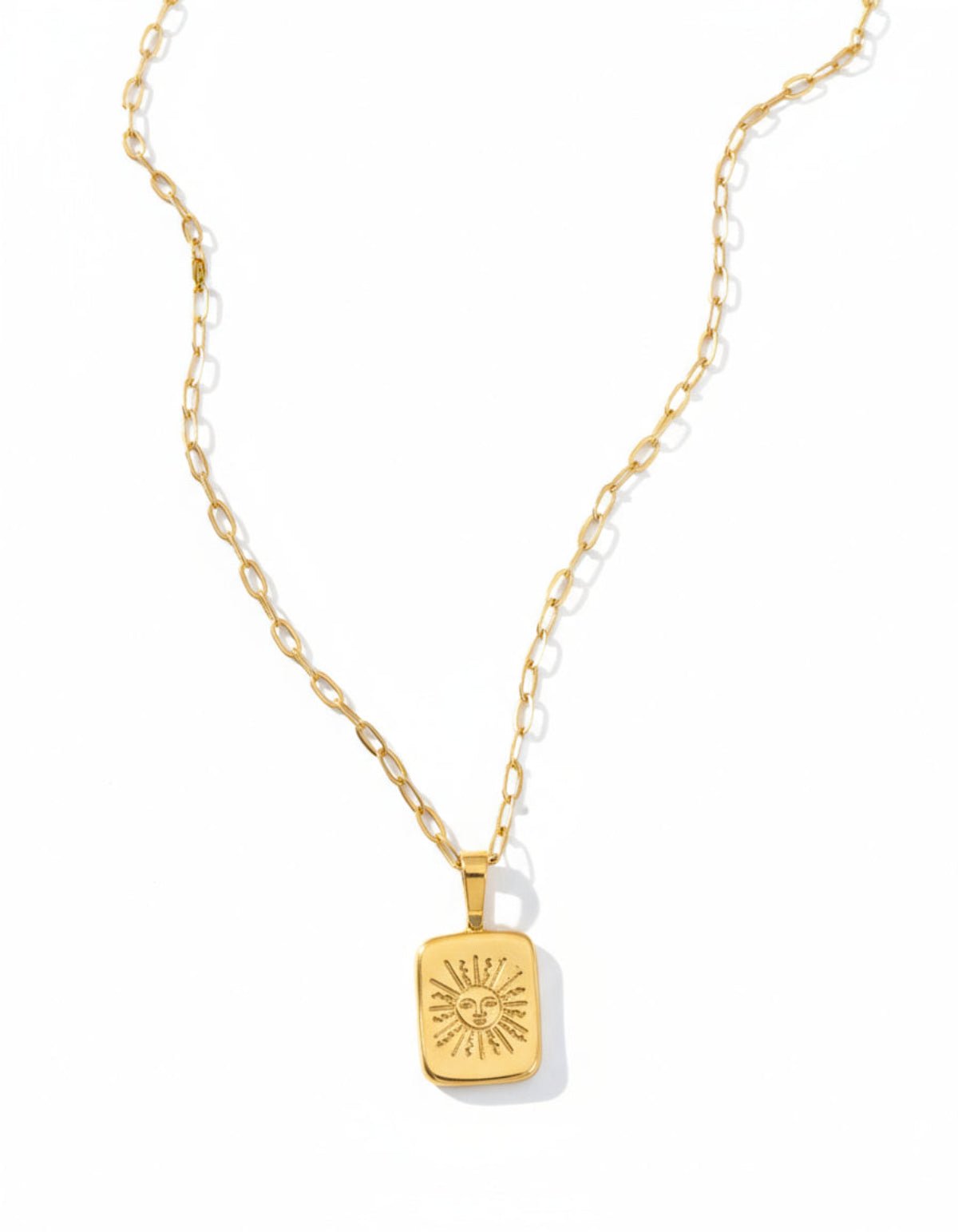 Sun Tarot Card Pendant Necklace - Dea Dia