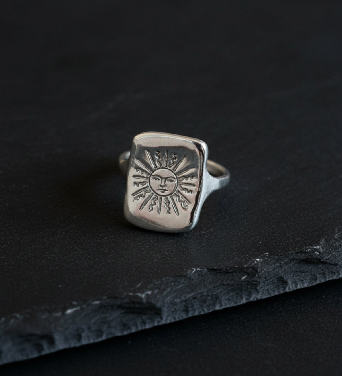 Sun Tarot Ring – Sterling Silver - Dea Dia