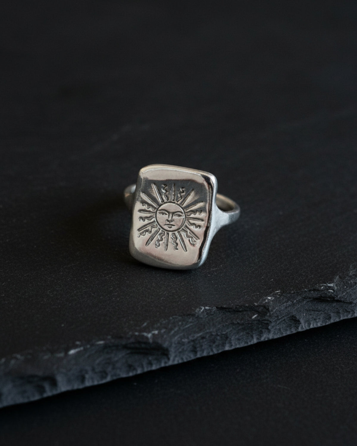Sun Tarot Ring – Sterling Silver - Dea Dia