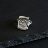 Sun Tarot Ring – Sterling Silver - Dea Dia