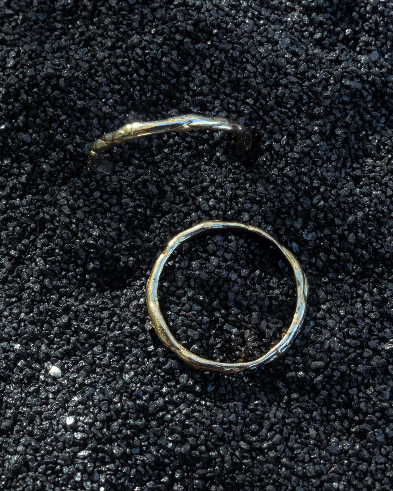 Terrain Gold Stacking Ring 01 Thin - Dea Dia