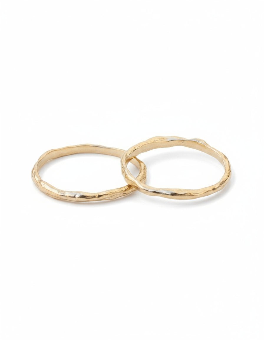 Terrain Gold Stacking Ring 01 Thin - Dea Dia