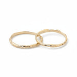 Terrain Gold Stacking Ring 01 Thin - Dea Dia