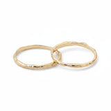 Terrain Gold Stacking Ring 01 Thin - Dea Dia