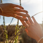 Terrain Gold Stacking Ring 01 Thin - Dea Dia
