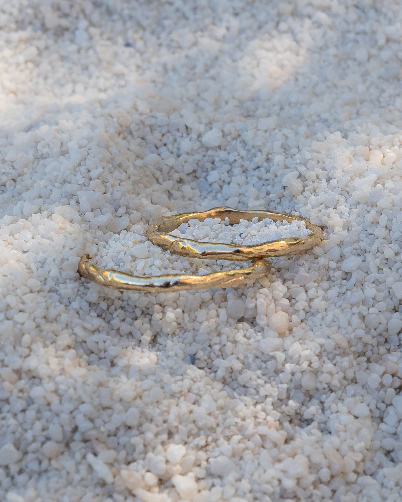Terrain Gold Stacking Ring 01 Thin - Dea Dia