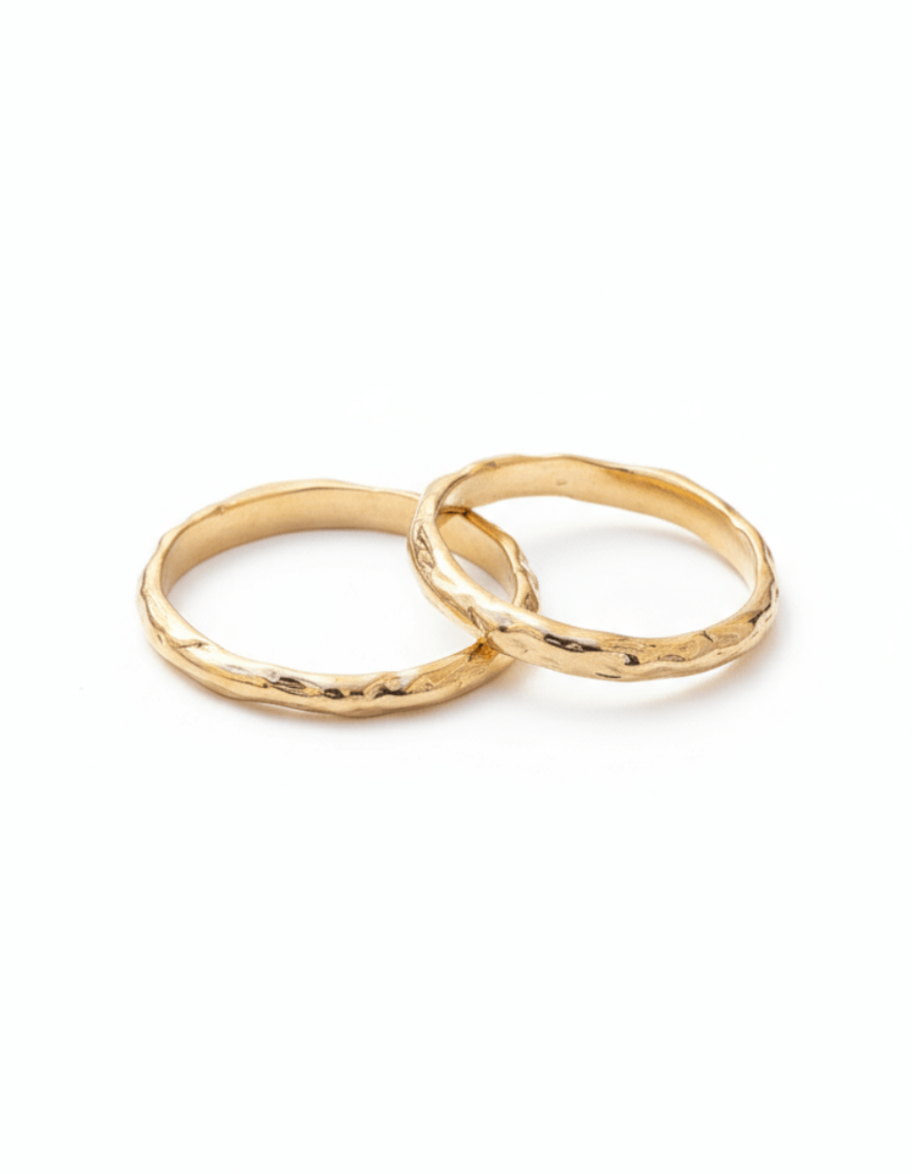 Terrain Gold Stacking Ring 02 Medium - Dea Dia