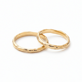 Terrain Gold Stacking Ring 02 Medium - Dea Dia