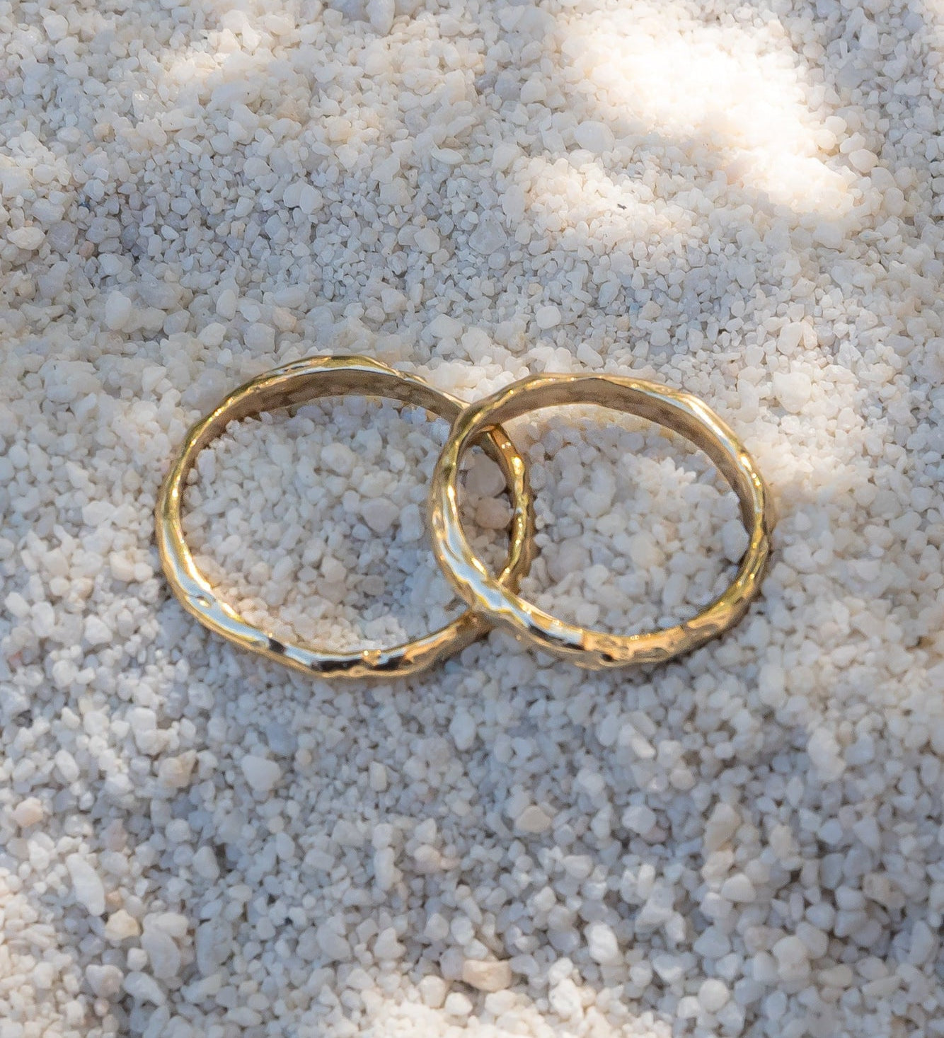 Terrain Gold Stacking Ring 02 Medium - Dea Dia