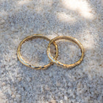 Terrain Gold Stacking Ring 02 Medium - Dea Dia