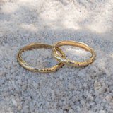 Terrain Gold Stacking Ring 02 Medium - Dea Dia