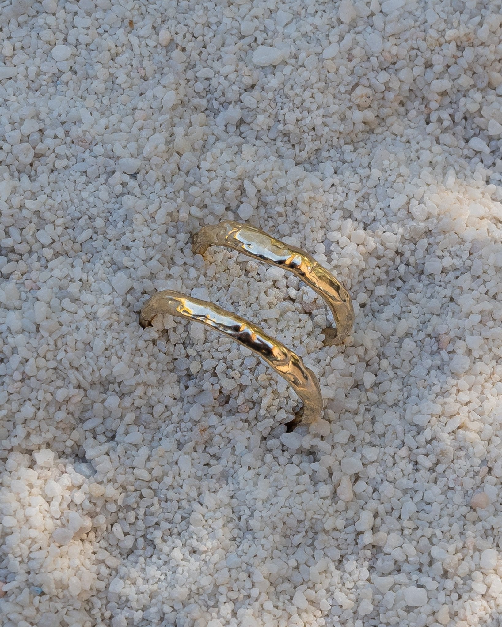 Terrain Gold Stacking Ring 02 Medium - Dea Dia