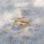 Terrain Gold Stacking Ring 03 Thick - Dea Dia