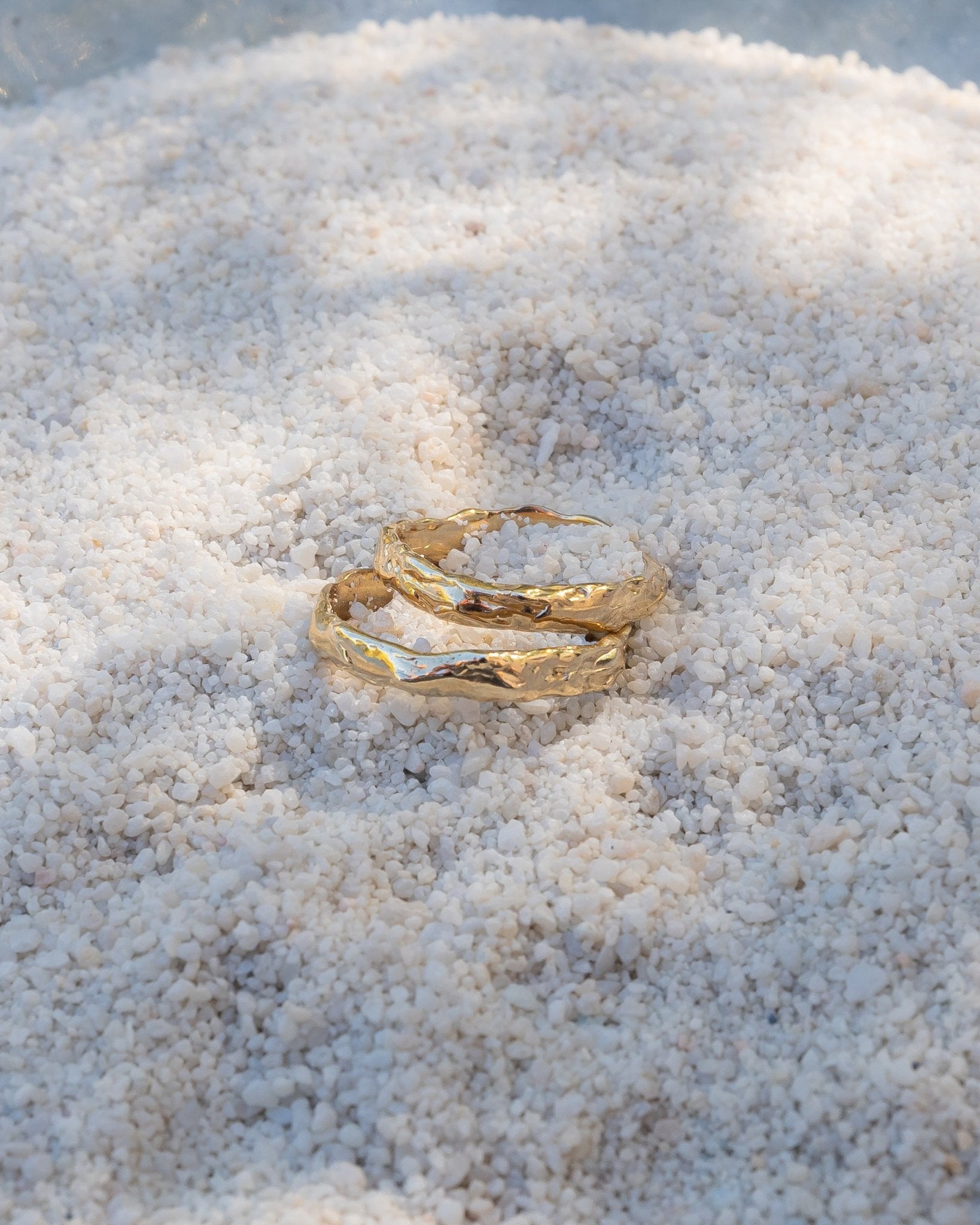 Terrain Gold Stacking Ring 03 Thick - Dea Dia