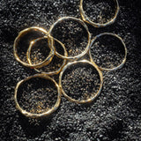 Terrain Gold Stacking Ring 03 Thick - Dea Dia